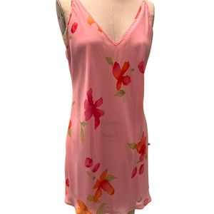 Pink Floral Slip // Vintage Intimate dress